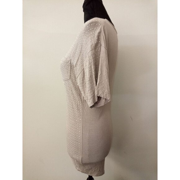 Inc. International Concepts Grey Silver Bling Tee Size Small - Picture 2 of 7